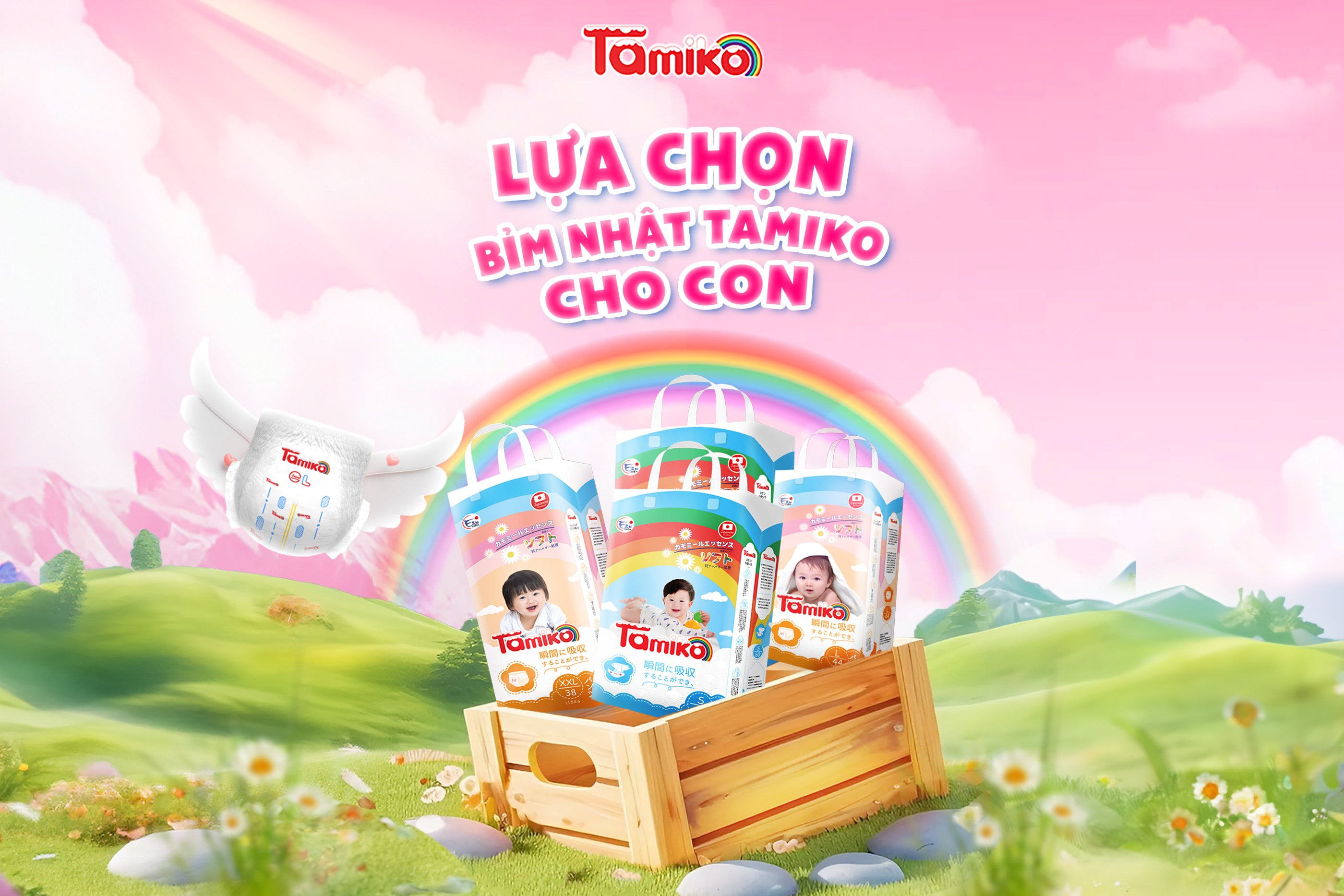Lựa chọn bỉm Nhật Tamiko cho con